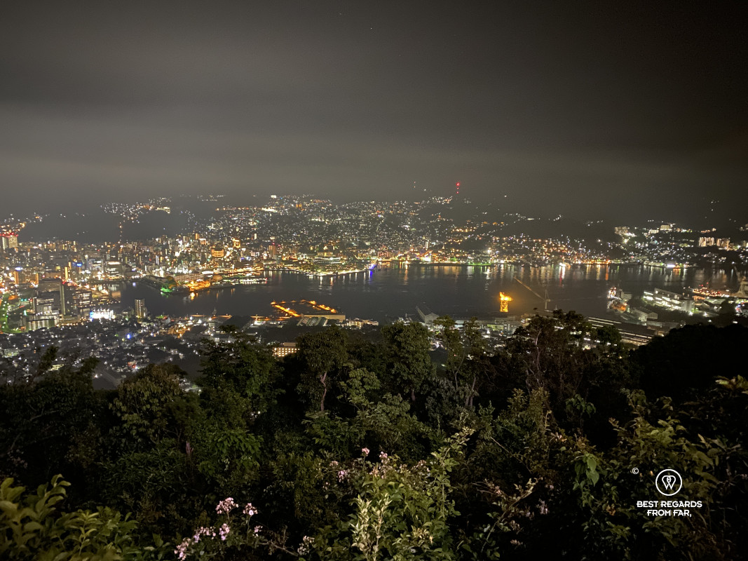 Nagasaki by night.