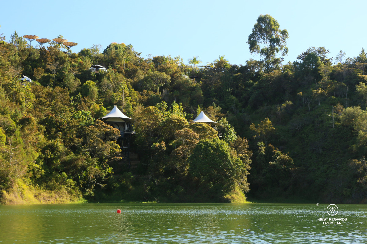 Presidential Mush-Rooms at Bosko seen from Lake Guatape.