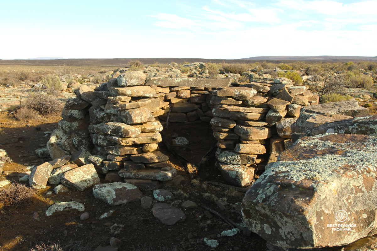 A hyena trap in the Karoo.