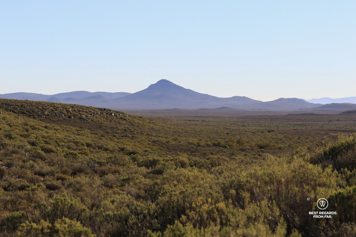 The Sanpeterskop Volcano in the Karoo in South Africa.