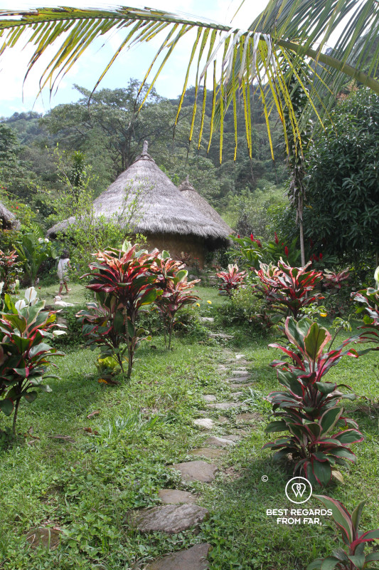 Awindua village of the Wiwa people, Mundo Nuevo, Colombia.