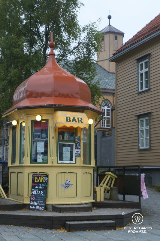 World's smallest bar in Tromso, Norway.