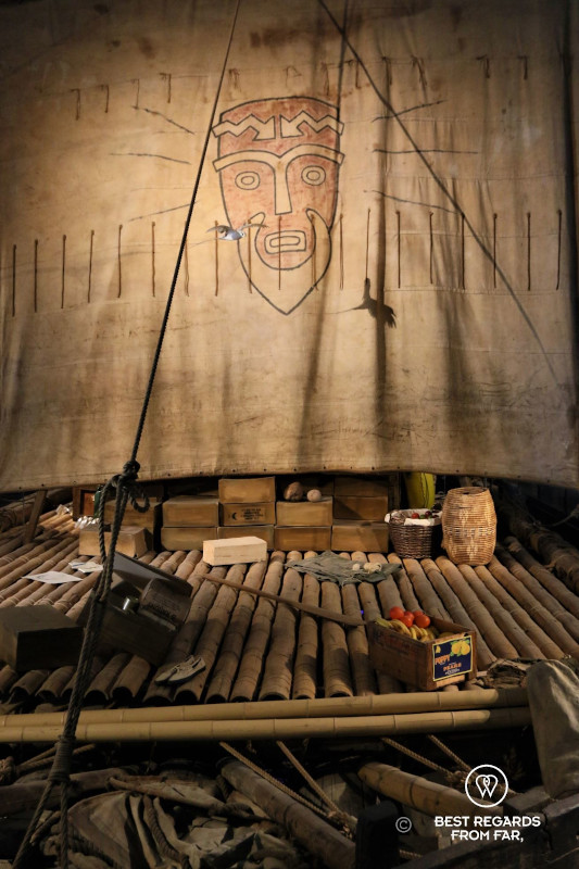 The original Kon Tiki raft at the Kon Tiki Museum.