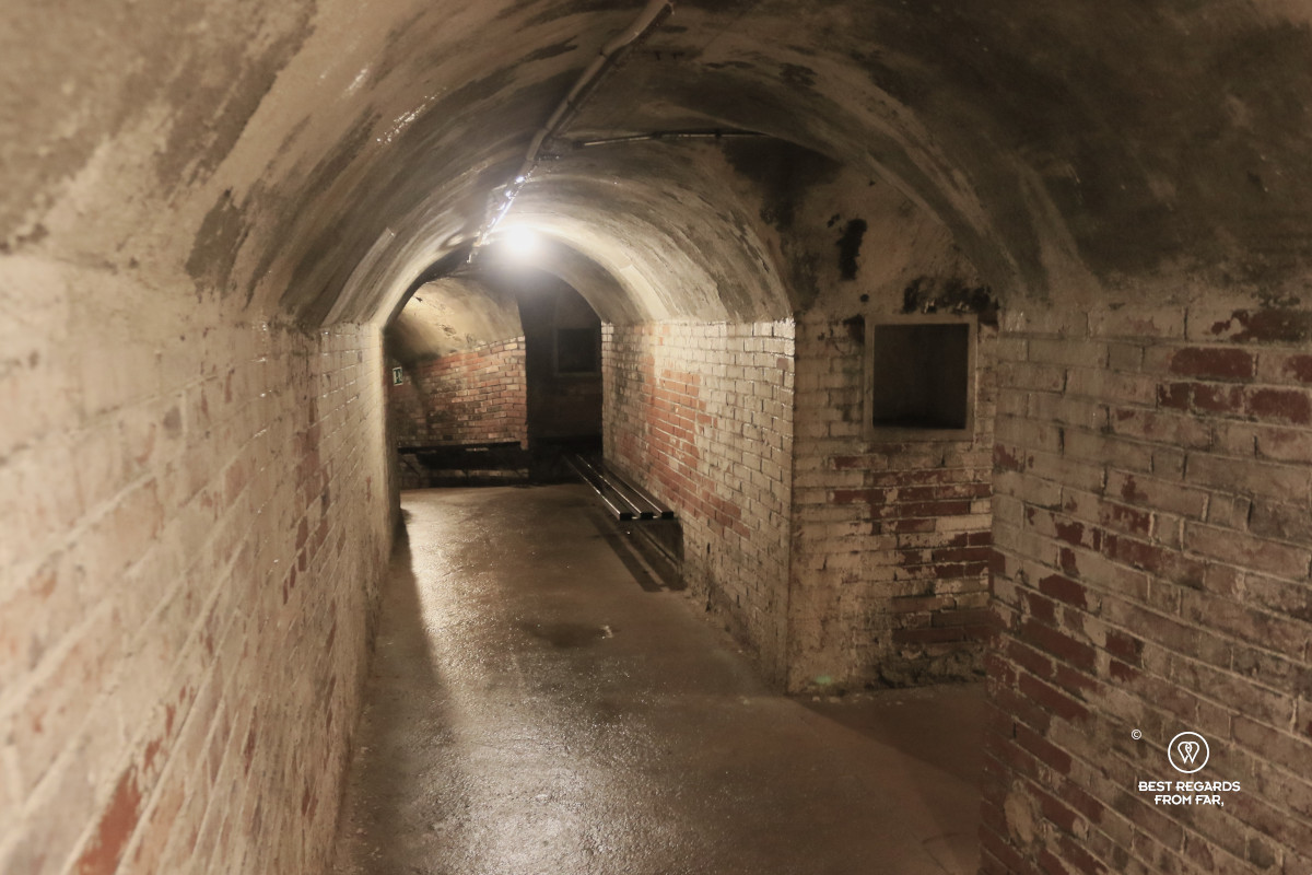 The galleries of Refugi 307 in Barcelona.